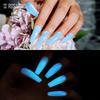 ROSALIND 6 Colors Night Glow Gel Polish Soak Off LED/UV Lamp Luminous Effect Base Top Coat For Nail Art Design