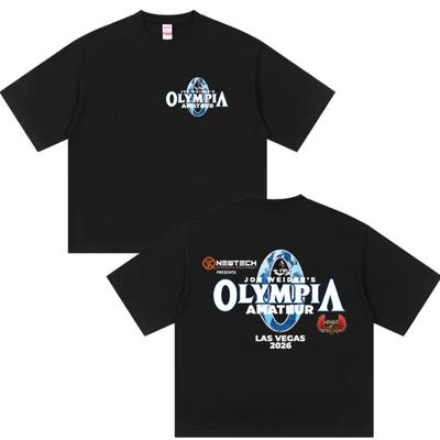 2026 Olympia Gym Fitness Pump Cover Graphic Tshirts Unisexs Fashion Vintage ONeck Cotton Short Sleeve Tshirt WoUINISEXs Streetwear