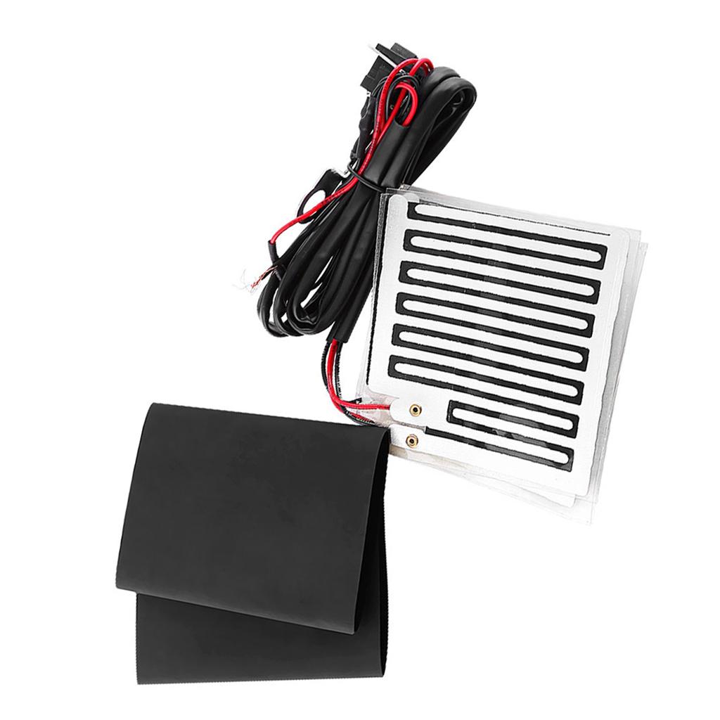 12V Winter Heated Grip Pads Inserts Handlebar Hand Warmers Fits Universal Grip ATV Motorcycle