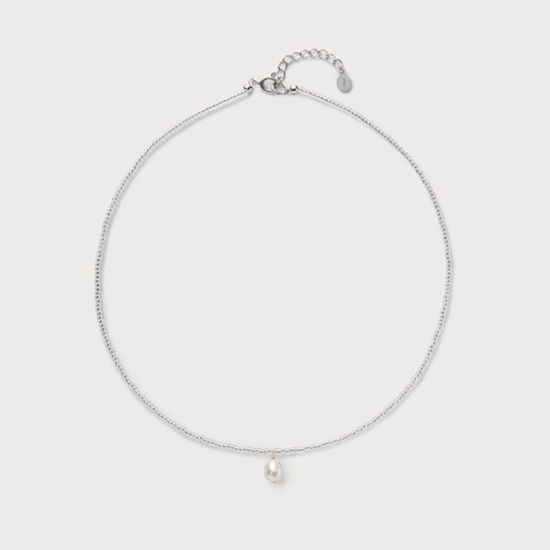 PEARLSONATE Ashore Pendant Necklace, White