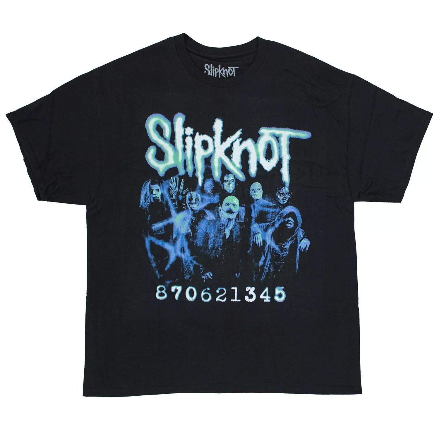Футболка с номерами участников Slipknot - Новая - Slip knot Band 870621345 Футболка - Двусторонняя S