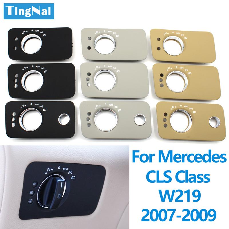 Wnętrze Samochodu Osłona Panelu Przełącznika Reflektorów Drzwiowych Wymiana Listwy Dla Mercedes Benz W219 Klasa CLS 300 350 500 2007-2009