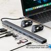 10 In 1 Type C Hub 3 0 Docking Station Foldable Stand Multi Port Adapter for Laptop MacBook