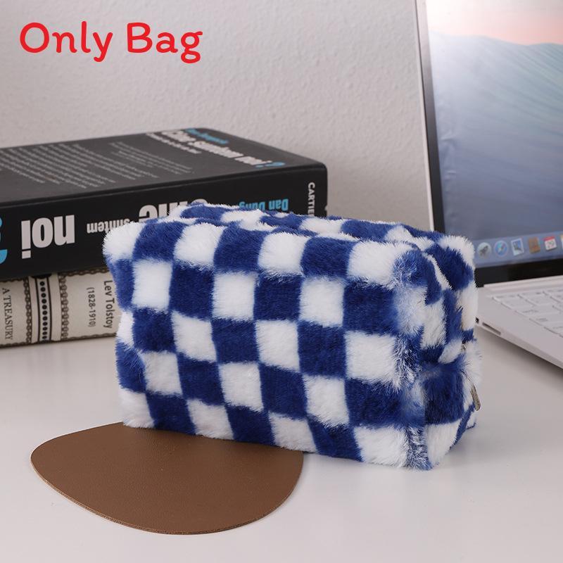 Astuccio in Peluche Stile Coreano Grande Capacità Organizer per Cancelleria Per Studenti