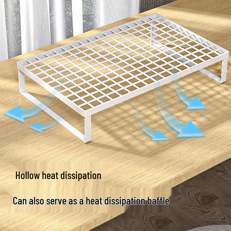 Adjustable Laptop & Monitor Stand for Enhanced Cooling and Desktop Organization