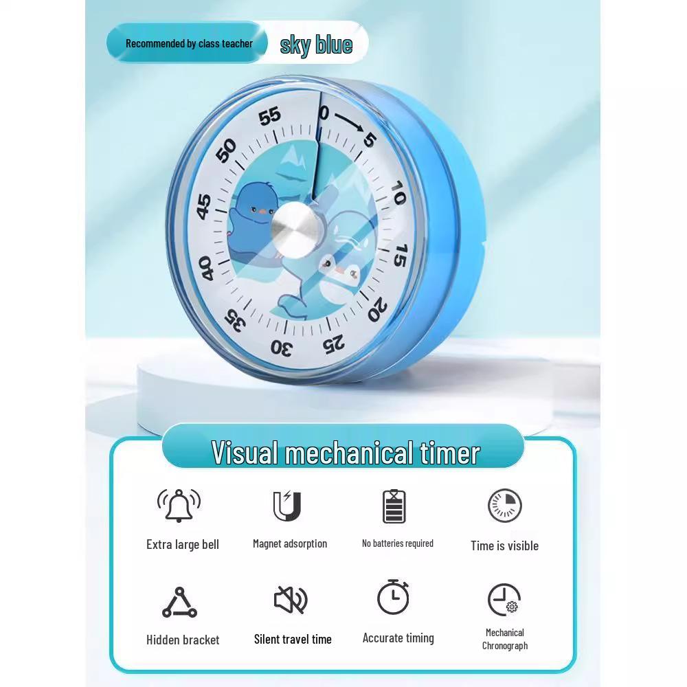 Silent Visual Timer Clock for Student Self-Discipline
