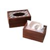 Solid Wood Chinese Retro Tissue Box Creative Living Room Paper Box Home Dining Table Restaurant Coffee Table Storage Napkin Case