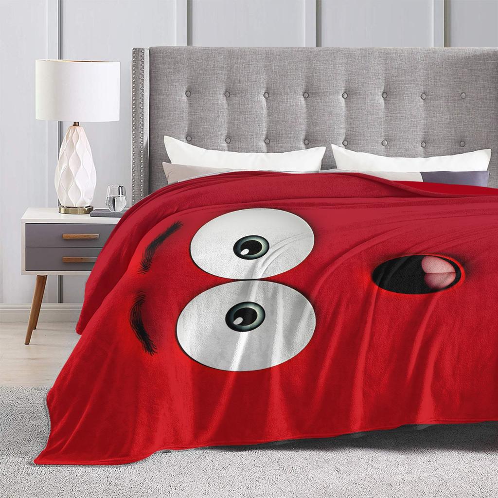 Cute Cartoon Face Meme Blanket Super Soft Bedding Throws Winter Adults Girls Living Room Travel Bedspread