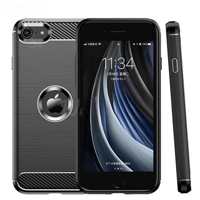 For iPhone SE 2022 Case Bumper Silicone Carbon Fiber Cover iPhone SE3 SE 2022 7 8 11 12 13 Pro XS Max Case For iPhone SE 3 Case