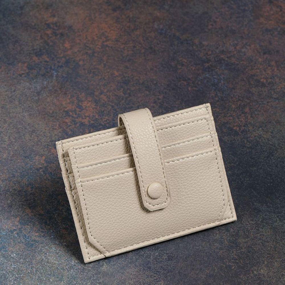 Multi-card Slot Card Holder Ultra Thin PU Leather Credit Card Holder Change Storage Multi Card Pockets Card Bag