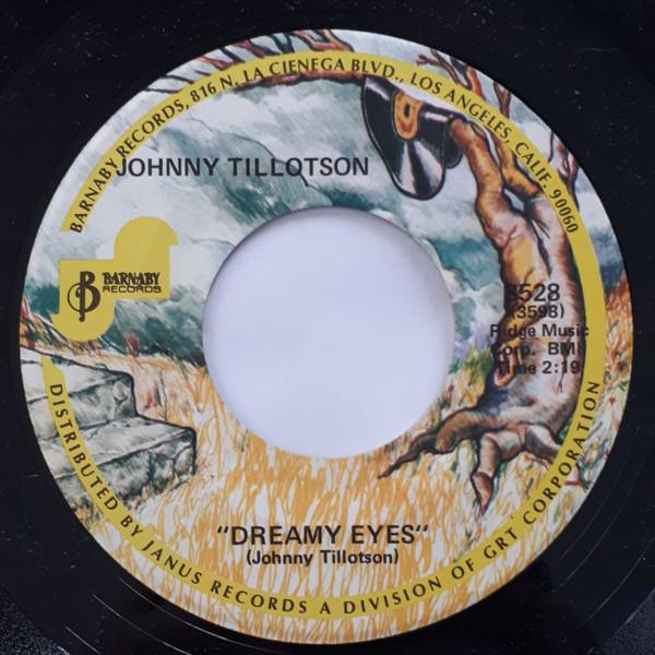 

7inch Record JOHNNY TILLOTSON - Dreamy Eyes B528 BARNABY US Pop Used
