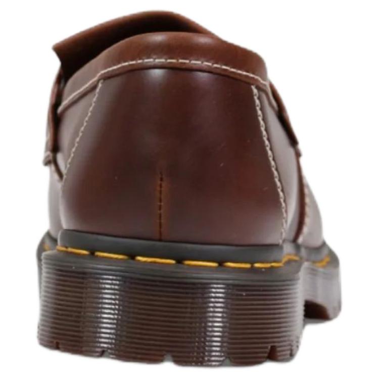 Dr. Martens Adrian Ben Butterscotch Orleans Leather Minimalist Comfortable Loafers Men loafers Red-Brown 42849200