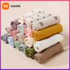 Baby Face Towel Pure Cotton Soft Small Square Towels Handkerchief Hanging Rope Infant Four-layer Muslin Gauze Burp Cloth 23*23cm