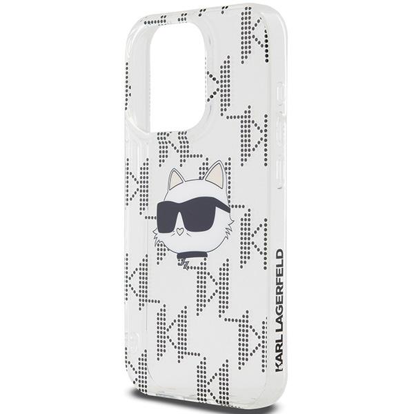 Karl Lagerfeld Klhcp15Lhklpcht Iphone 15 Pro 6.1 Transparent Hardcase Iml Choupette Head & Monogram