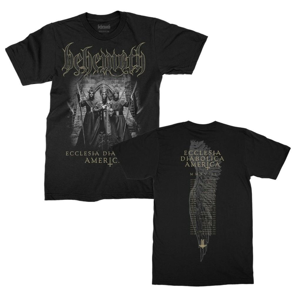 BEHEMOTH cd lgo ECCLESIA DIABOLICA Официальная РУБАШКА 3XL НОВАЯ любил тебя на твоем OOP Унисекс Футболка XL