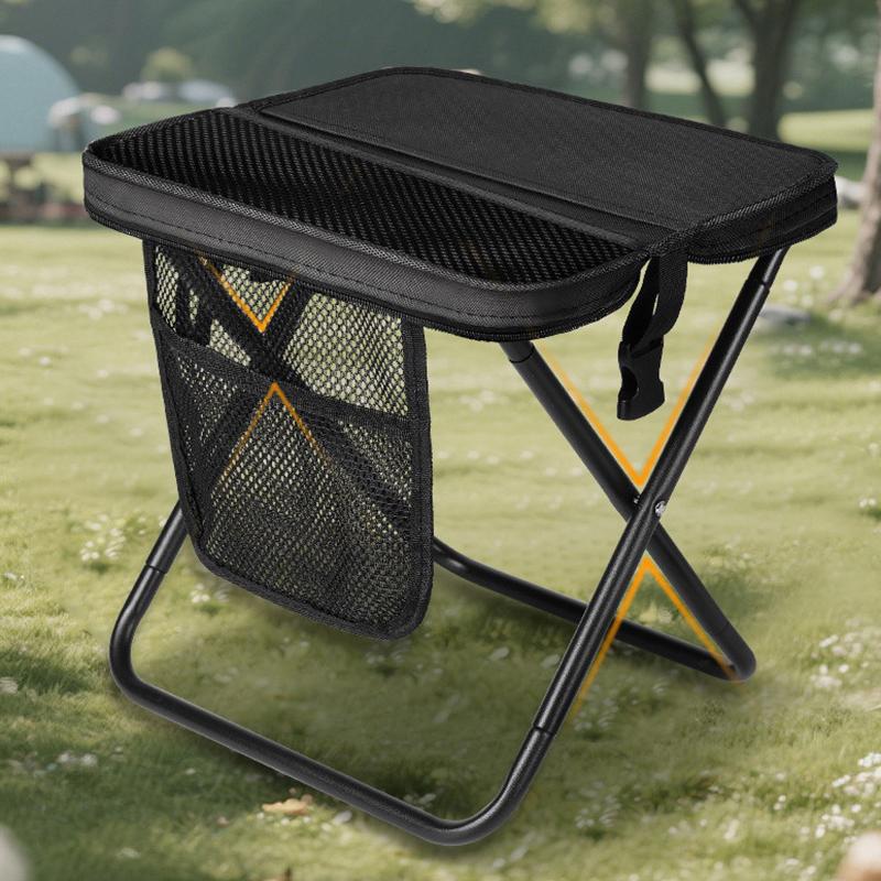 Foldable Backpack Stool Portable Folding Stool With Carry Bag Lightweight Mini Easy Carry Outdoor Chair For Travel For Travel