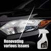 Zestaw do renowacji reflektorów samochodowych z powłoką ceramiczną 180 ml Spray Cleaner i Polish do pożółkłych zamglonych soczewek Naprawa rys Ochrona UV Renowacja