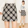 Autumn/Winter 2025 Plaid Wool A-Line Pencil Skirt - Warm, Stylish, and Comfortable with Slit