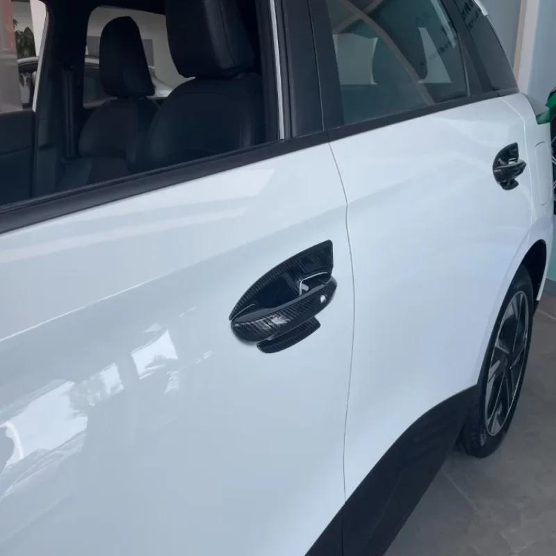 LHD RHD For MG 4 MG4 EV Mulan 2022 2023 2024 ABS black Car Door Handle Cover Door Bowl Protector Molding Trim Auto Accessories tcl6