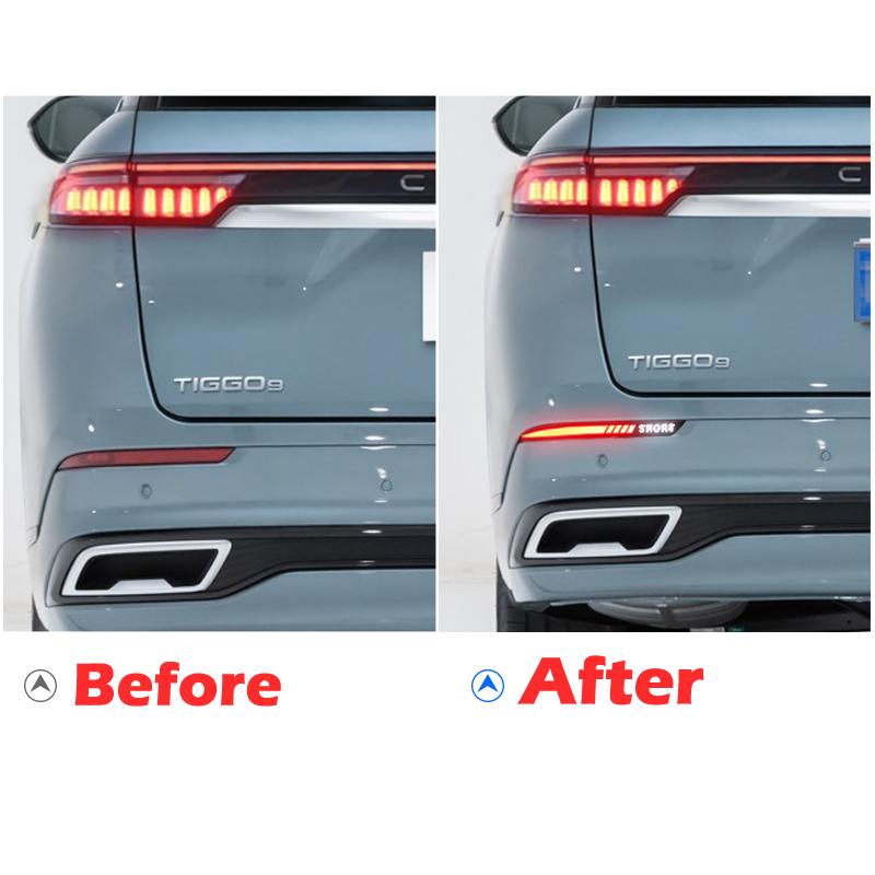 LED For Chery Tiggo 9 Jaecoo J8 Rear Foglight rear bumper foglight foglamp fog light Brake lights