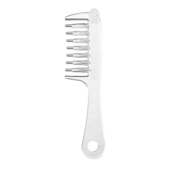 Hair Root Treatment Applicator Scalp Essential Oil Comb, Round Massage Ball Teeth Design, 10ml Capacity, Comb for Growth Clear Leakproof Portable