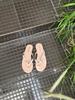 Fashion Low Rivet Beach Shoes Woman's Slippers Luxury Slides Rubber Flip Flops Sabot 2025 Flat Designer Hawaiian Summer Soft Metal Decor