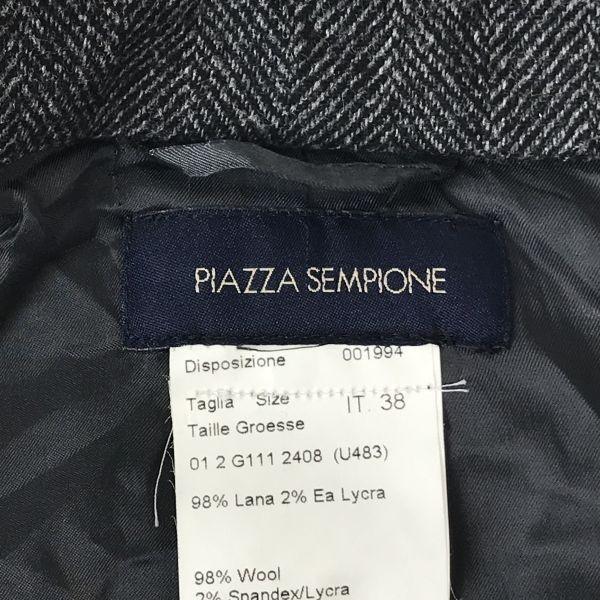 Piazza Sempione Autumn Winter Single Suit Knee-Length Skirt Fully Lined Women M 38 Gray