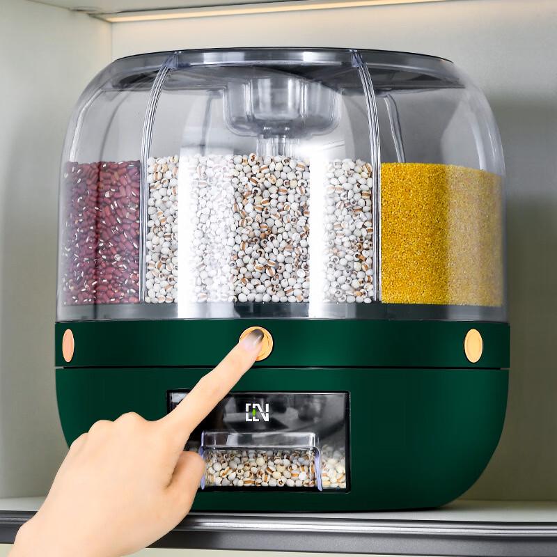 Divided Airtight Multi-Grain Storage Container