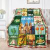 Mexico Blanket Ultra Soft Mexican Flannel Blanket Cozy Taco Blankets Gifts for Women Men Couch Sofa Bed 50" x 40"