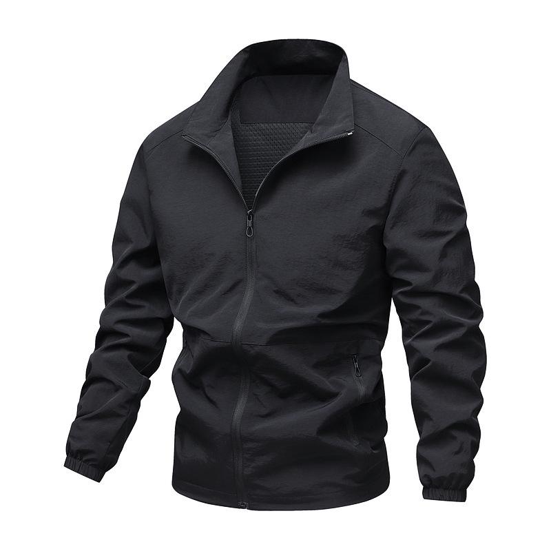 Men's Cross-Border Spring/Autumn Lightweight Windbreaker - Korean Style Casual Sports Coat