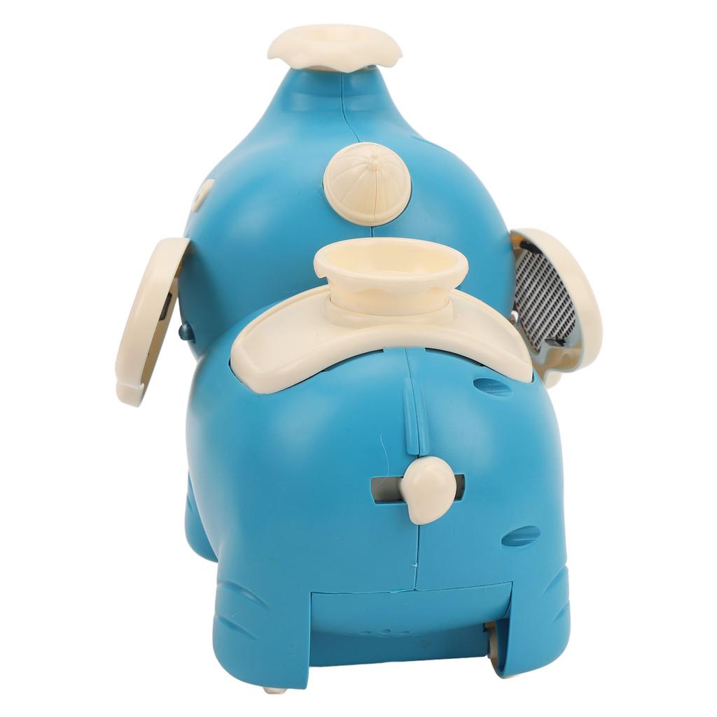 Elephant Blowing Spray Fog Toy with Music Light Tummy Time Interactive Battery Powered Baby Elephant Toy