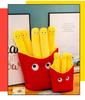 Creative French Fries Plush Doll: Fun Snack Pillow for Kids' Room or Home Decor