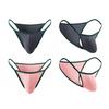 Pánské tanga spodní prádlo s nízkým pasem sexy G-strings tanga slim fit rychleschnoucí spodní prádlo s tričkem pro každodenní nošení, pracovní cesty