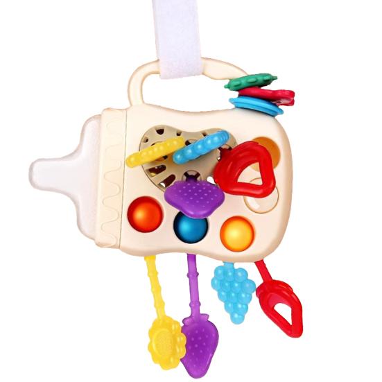 Montessori Pull String Sensory Toy for Babies 45820 Months Fine Motor Skills Toy with Sliding