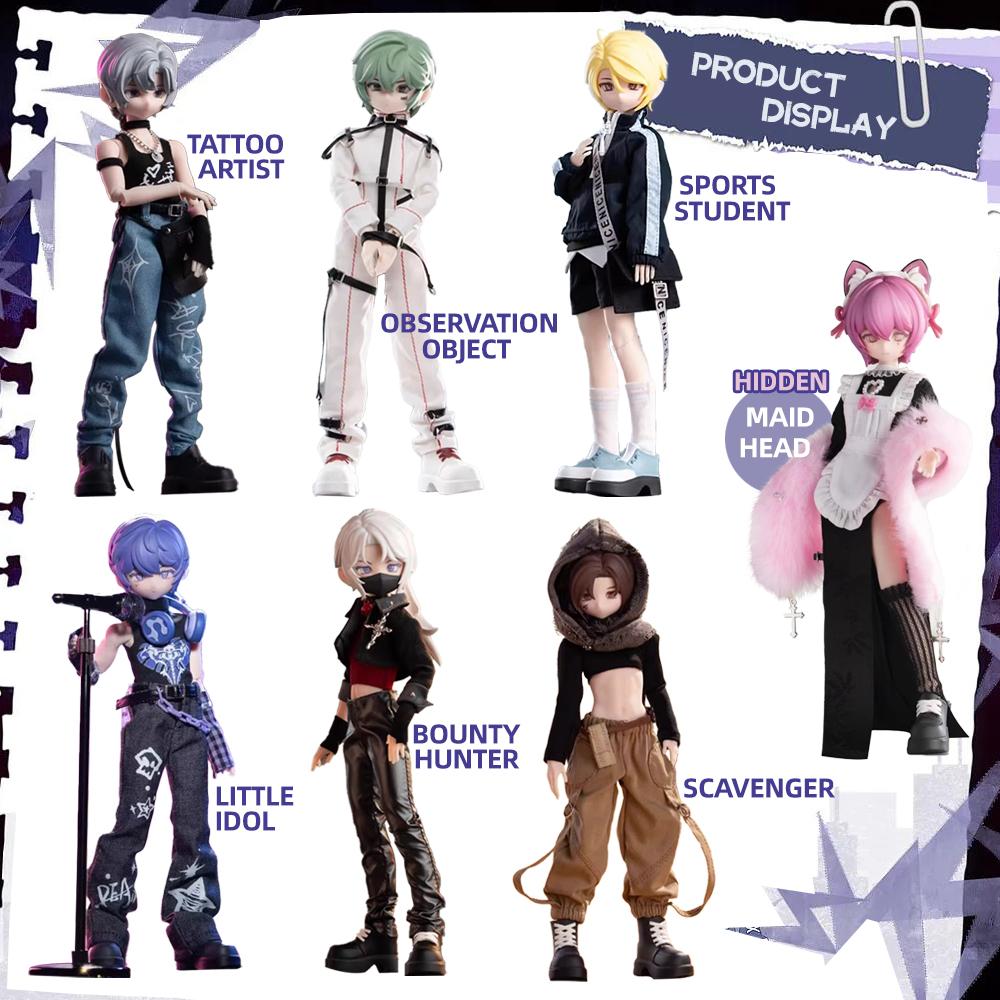 Zack Event Series 1/8 Bjd Movable Joint Doll Blind Box Mystery Box Action Anime Figure Mystery Box Cute Toys Surprise Gift Boy