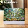 5D/DIY Kalender Diamantmalerei Kalender-Set Diamond Art Papier Tischkalender Glänzende Strasssteine Dekor Kalender Geschenk für Freunde