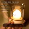 New Mini Desktop  Cute Night Lamp Creative USB Rechargeable Portable Cartoon Table Lamp  Coffee   Decor Hotel Bedroom