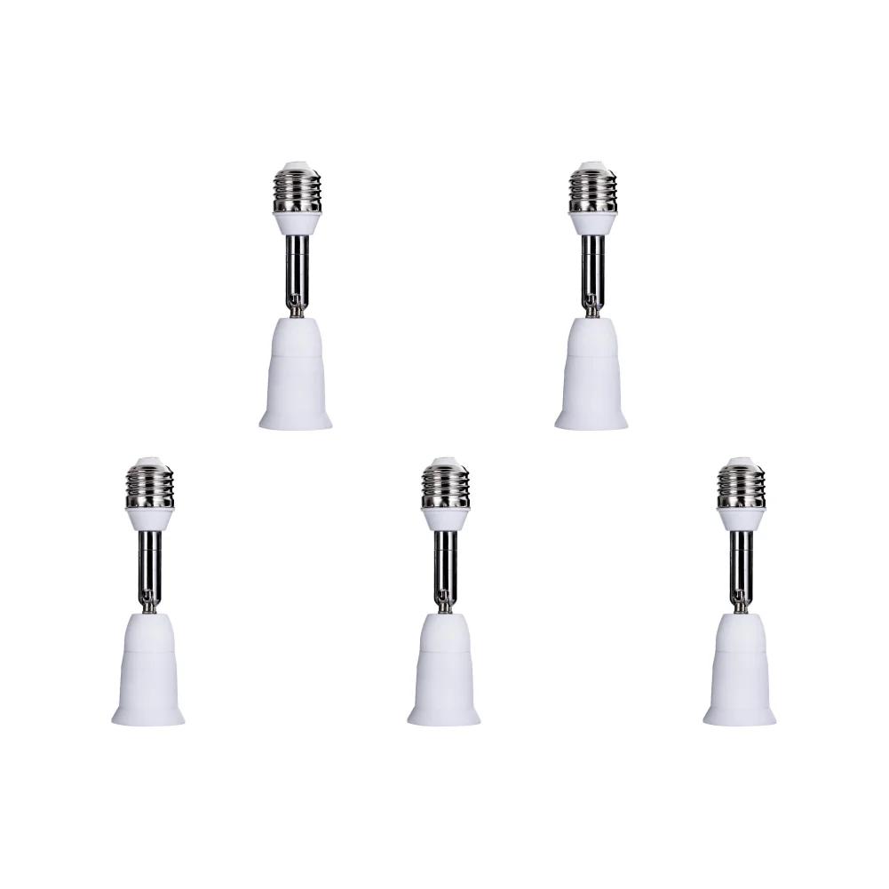 1-20Pcs E27 to E27 Extender Lamp Holder Base Lighting Bulb Flexible Extend Extension Socket Adapter for LED Light Converter