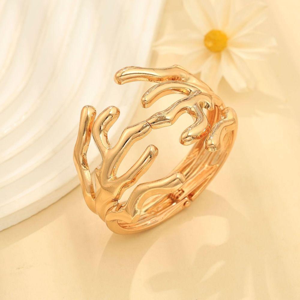 Europe American Style Branch Cuff Bangles Hyperbole Exaggerated Bracelet  Decoration