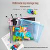 Dual-Layer A4 Nylon Mesh Bag: Document Holder, Pencil Case, Toy Storage, Handbag