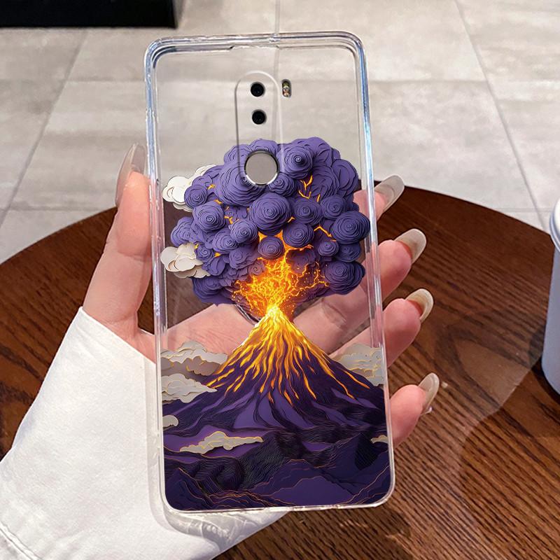 Jelly Casing For Xiaomi Poco F1 Coque Capa Clear Silicone Soft TPU Back Cover Cute Cat Rabbit Heart Protective Case Fundas
