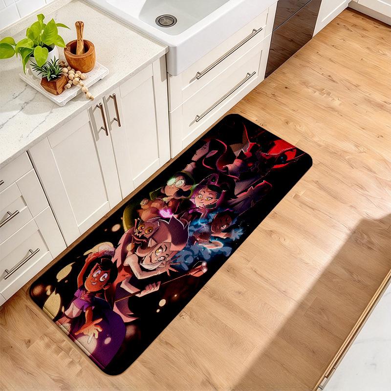The Owl House Art Print Flannel Kitchen Mat Christmas Soft Area Rug Non Slip Floor Carpet Home Decoration
