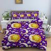 Bohemian Duvet Cover Set Universe Sun And Moon Themed Polyester Comforter Cover King Queen Full Size For Kids Boys Bedding Set