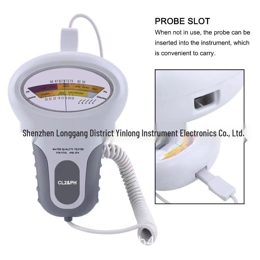 CL2PH Hot Spring & Pool Water Quality Tester: pH & Chlorine Level Detector