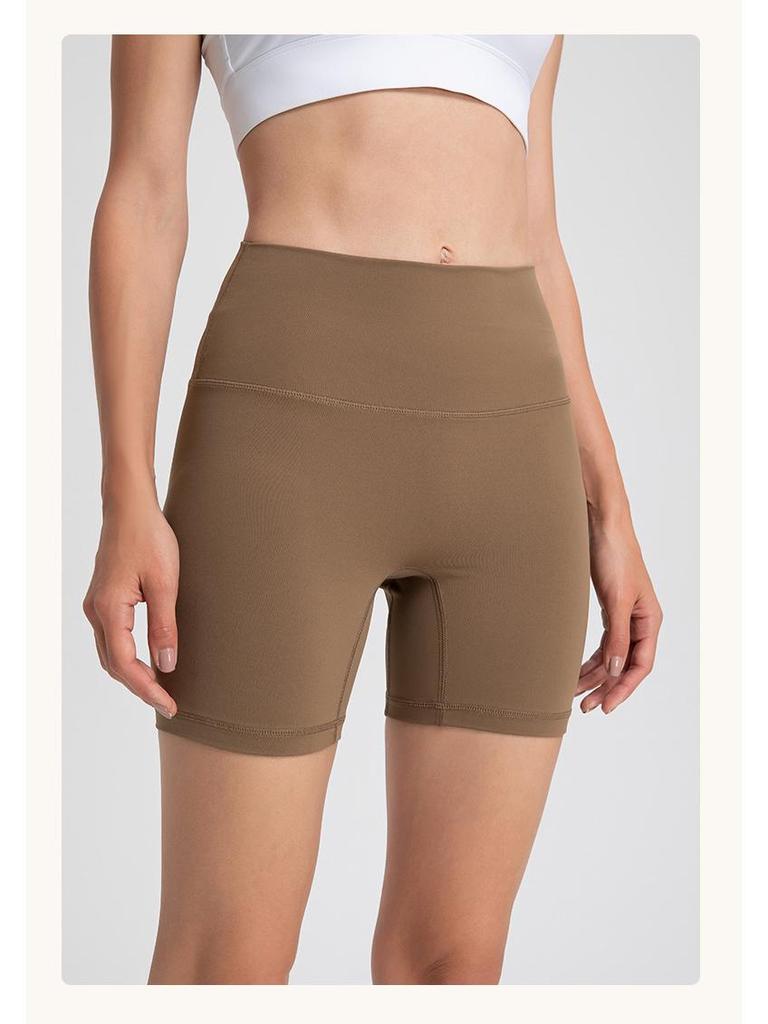 High-Waisted, Butt-Lifting Peach-Shaped Yoga Shorts for Women – European & American Style