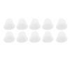 10PCS Hörverstärker Domes Ersatz Silikon Weiche Ohrstöpsel Trommelfell Köpfe Ohrhörer Tipps Weiß