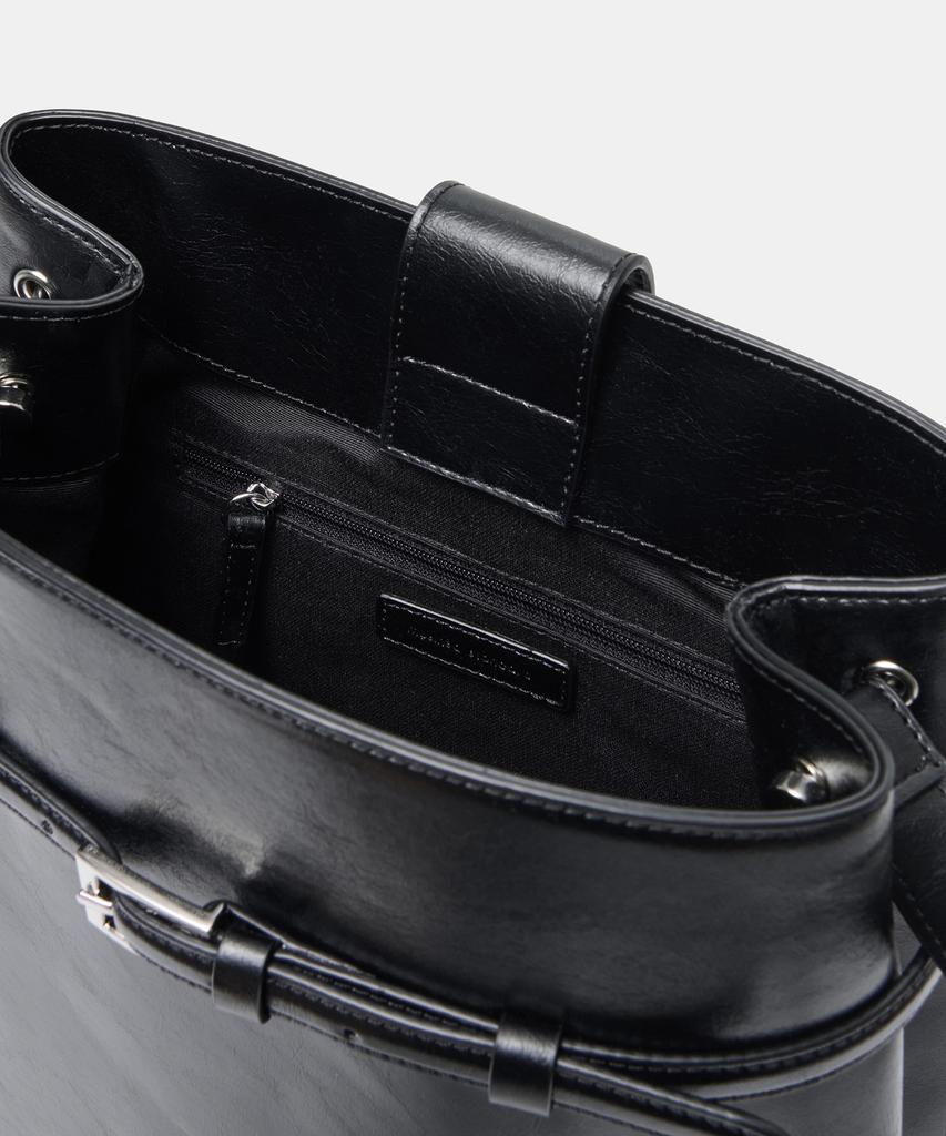 Musinsa Standard Woman Belted Bucket Bag [Black]