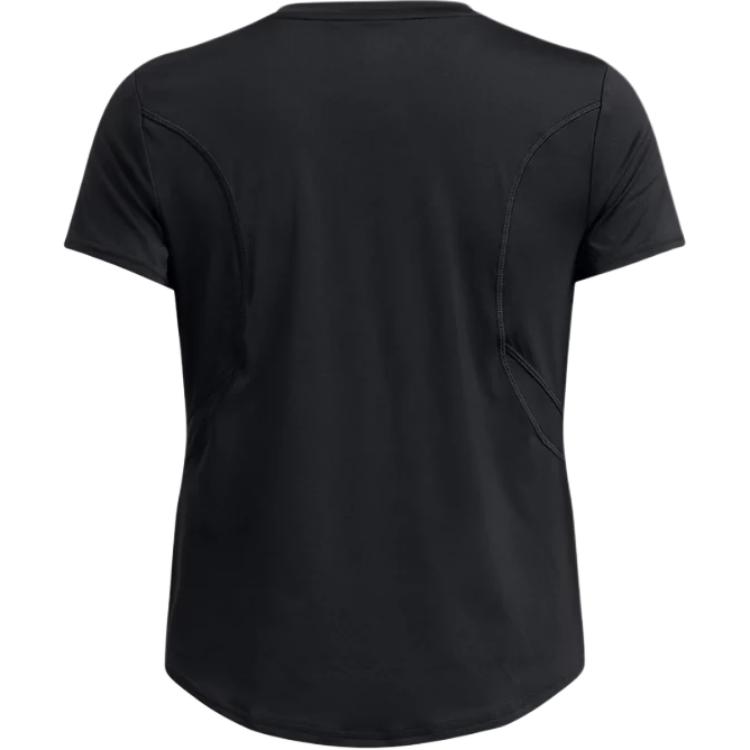 Under Armour Soft Comfortable Crew Neck Short Sleeve Regular T-Shirt Women tops Black 1386400-001