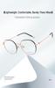 Polygonal Retro Titanium Glasses Frame Unisex with Prescription Lens Option