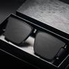 Retro Vintage Square Frame Sunglasses UV400 Protection Women Men Designer Brand Black Cool Shades Eyewear